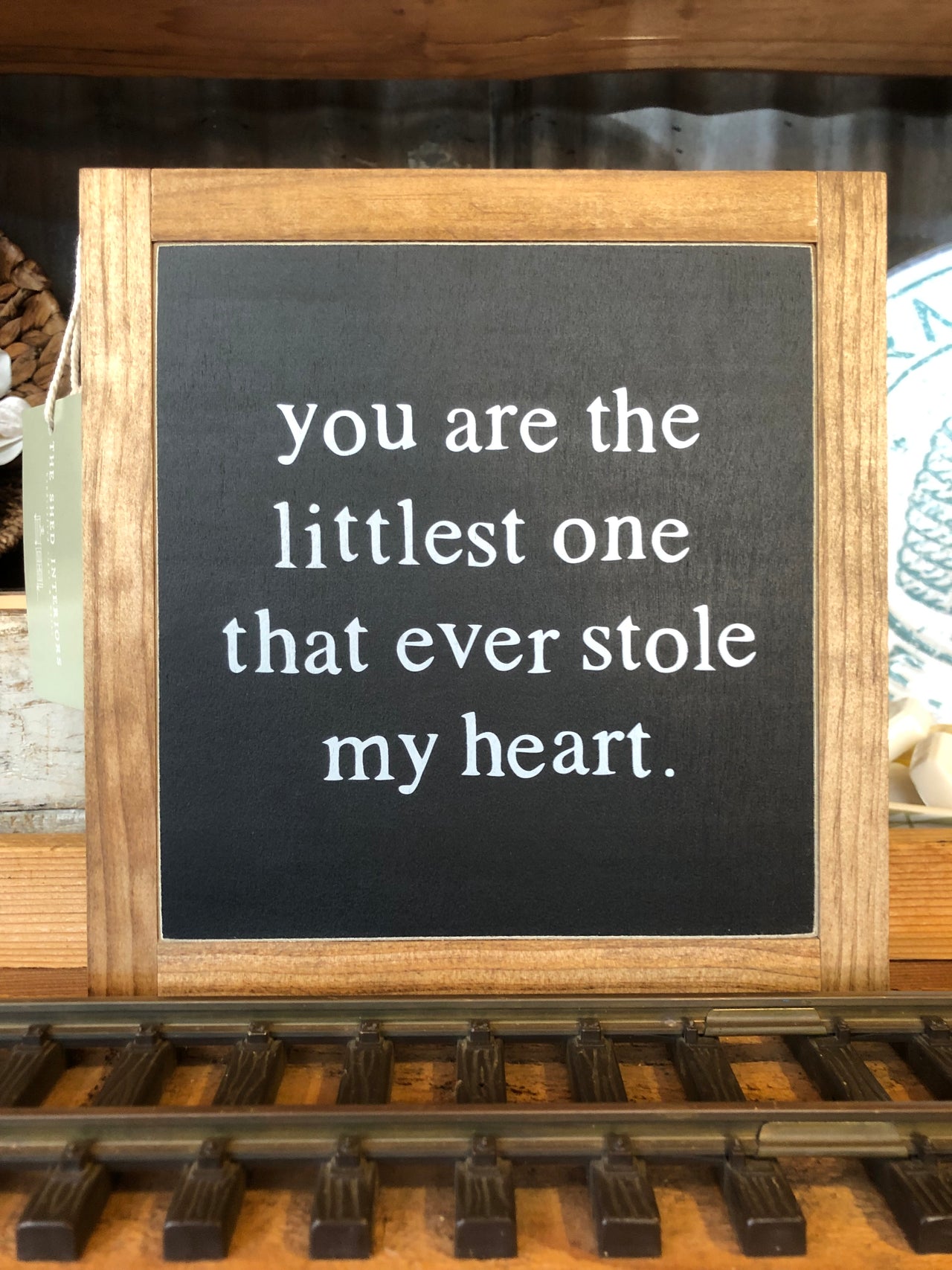 "You Are The Littlest" Wood Sign