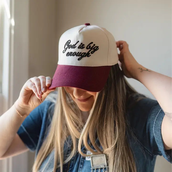 God Is Big Enough Hat by Jenessa Wait