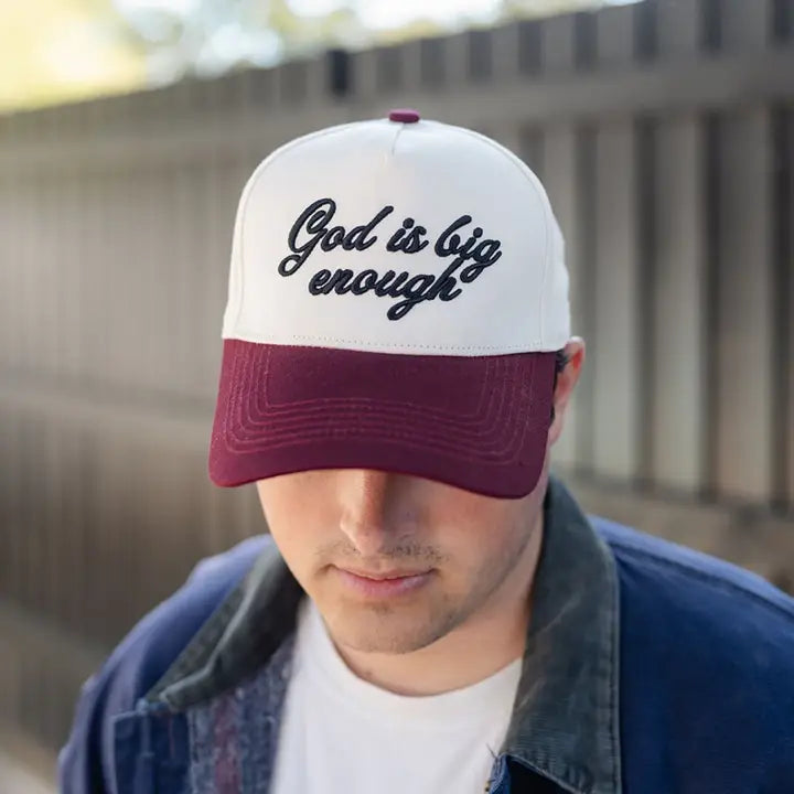 God Is Big Enough Hat by Jenessa Wait