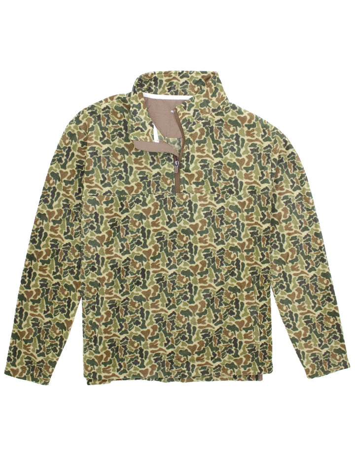 Camo Microfleece Pullover by Properly Tied