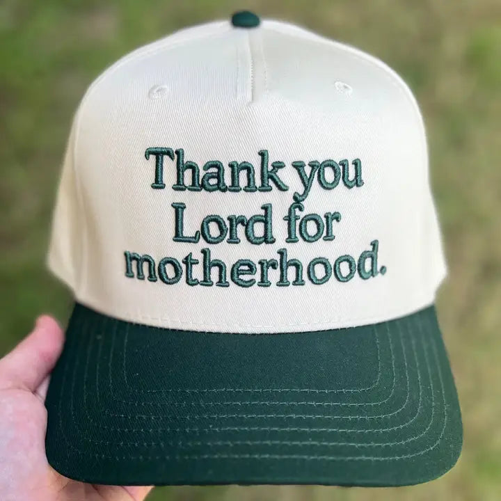 Thank You Lord For Motherhood - Snapback by The Little Light Co.