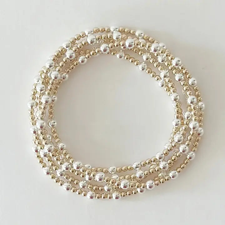 Grace Bracelet in Mixed Metals by Jeny Baker