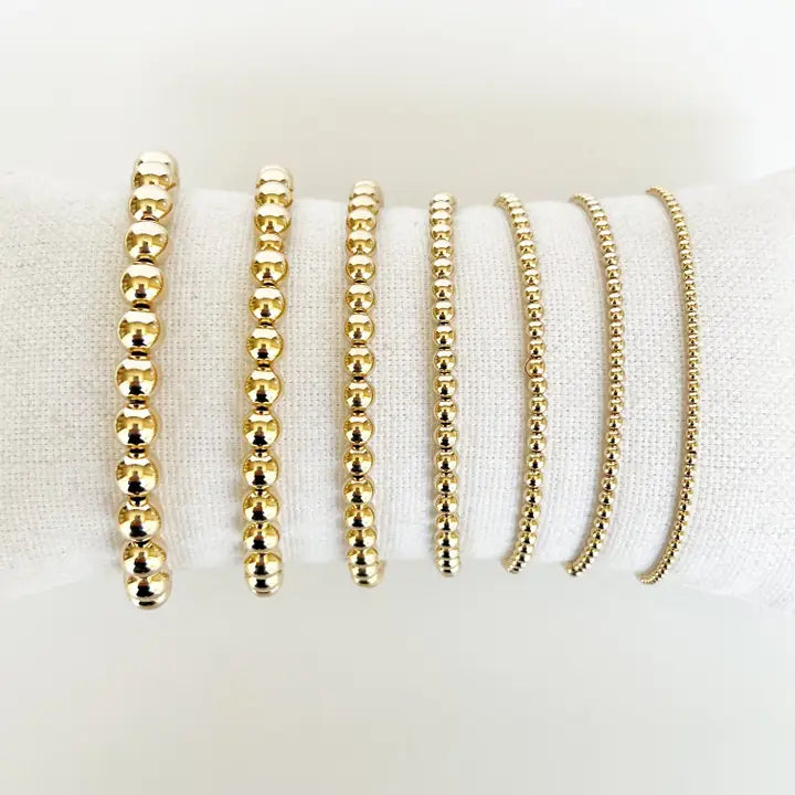 14k Gold Filled Beaded Bracelet by Jeny Baker