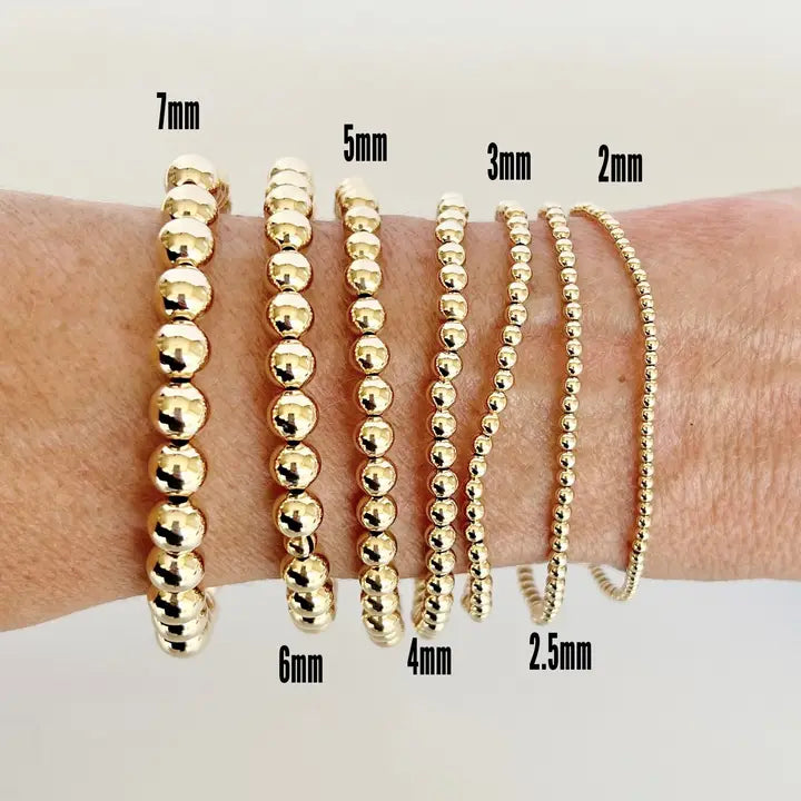 14k Gold Filled Beaded Bracelet by Jeny Baker