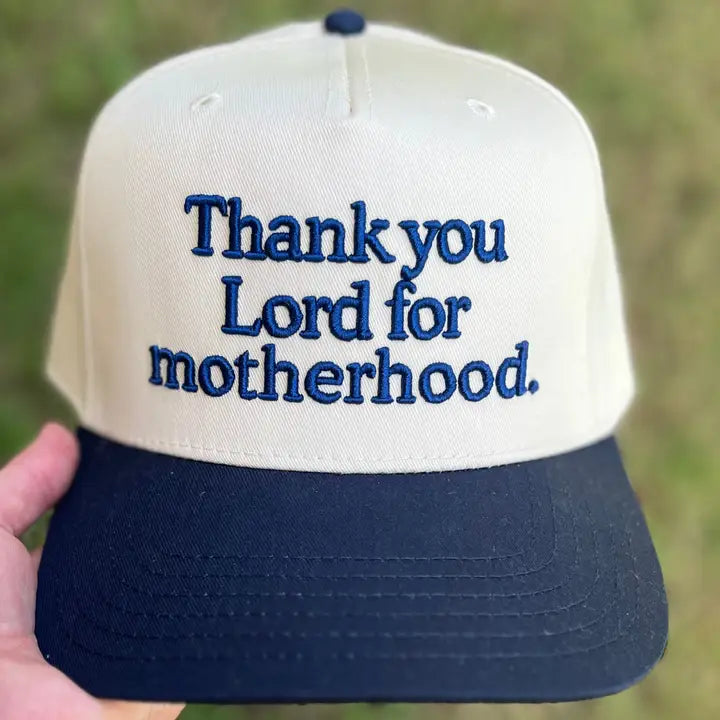 Thank You Lord For Motherhood - Snapback by The Little Light Co.