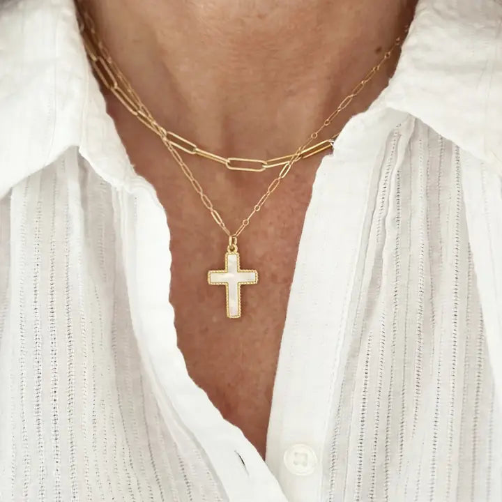 Sanctify Cross Necklace by Jeny Baker