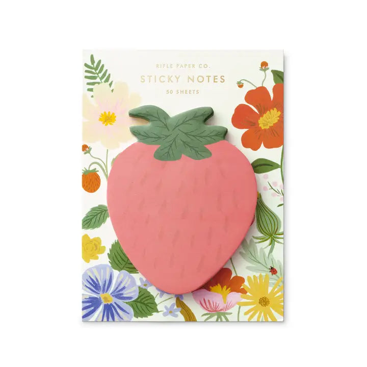 Strawberry Sticky Notes by Rifle Paper Co.