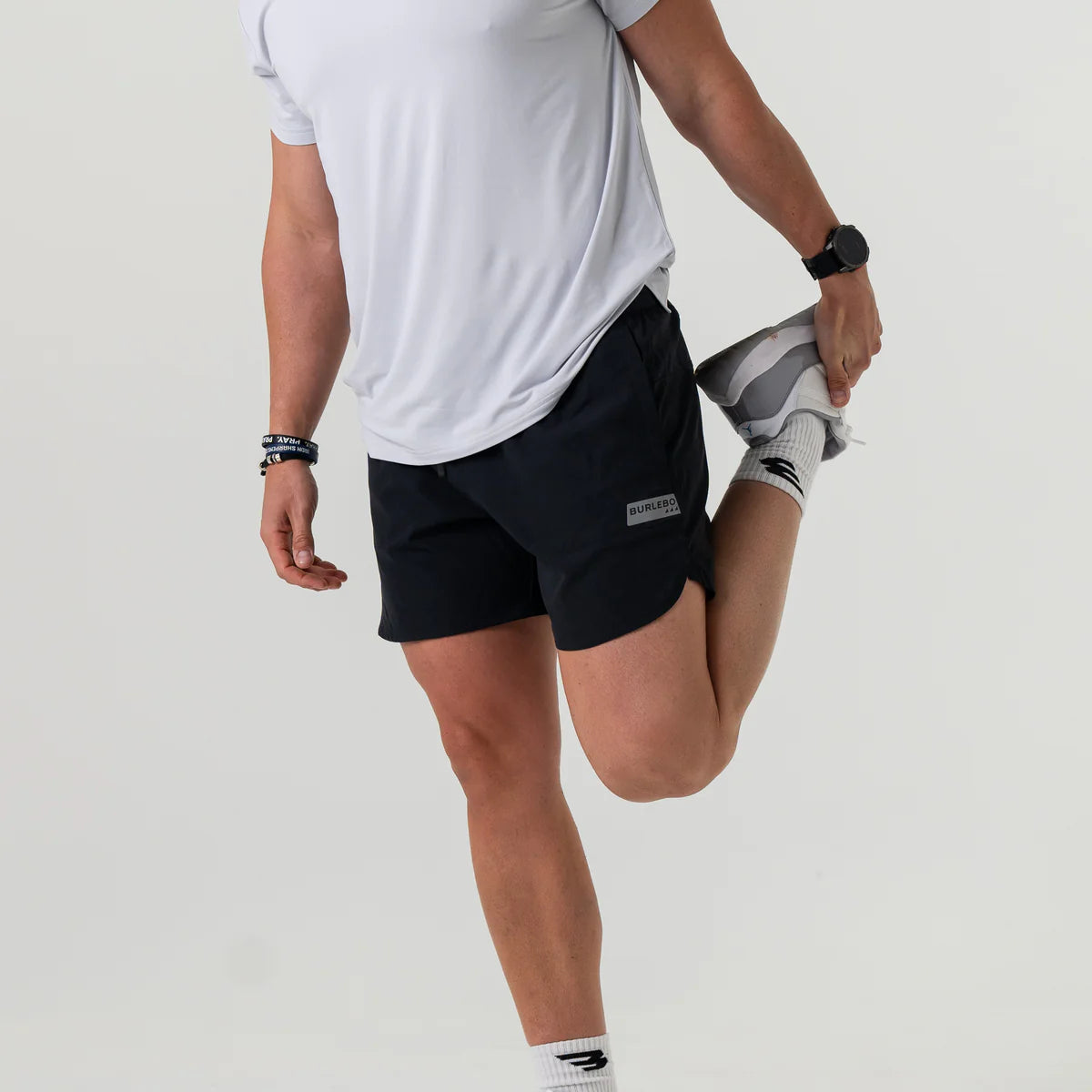 Black Training Shorts by Burlebo