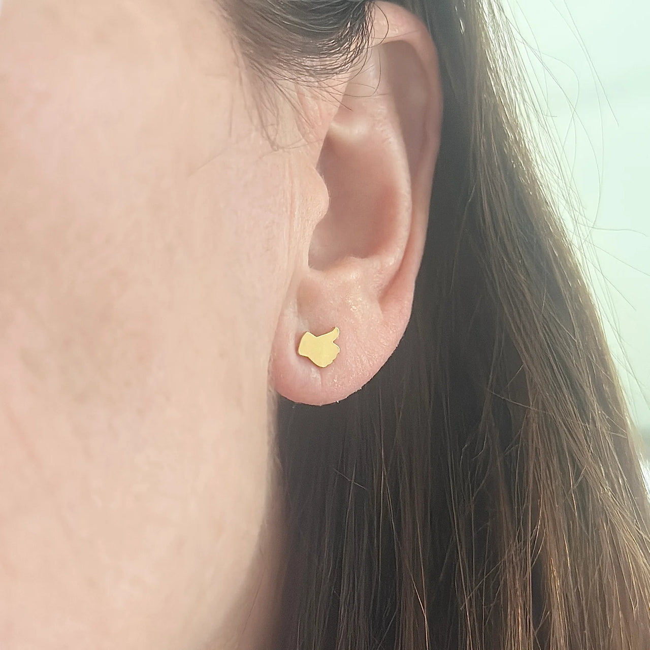 Mascot Thumbs Up - Stud Earrings