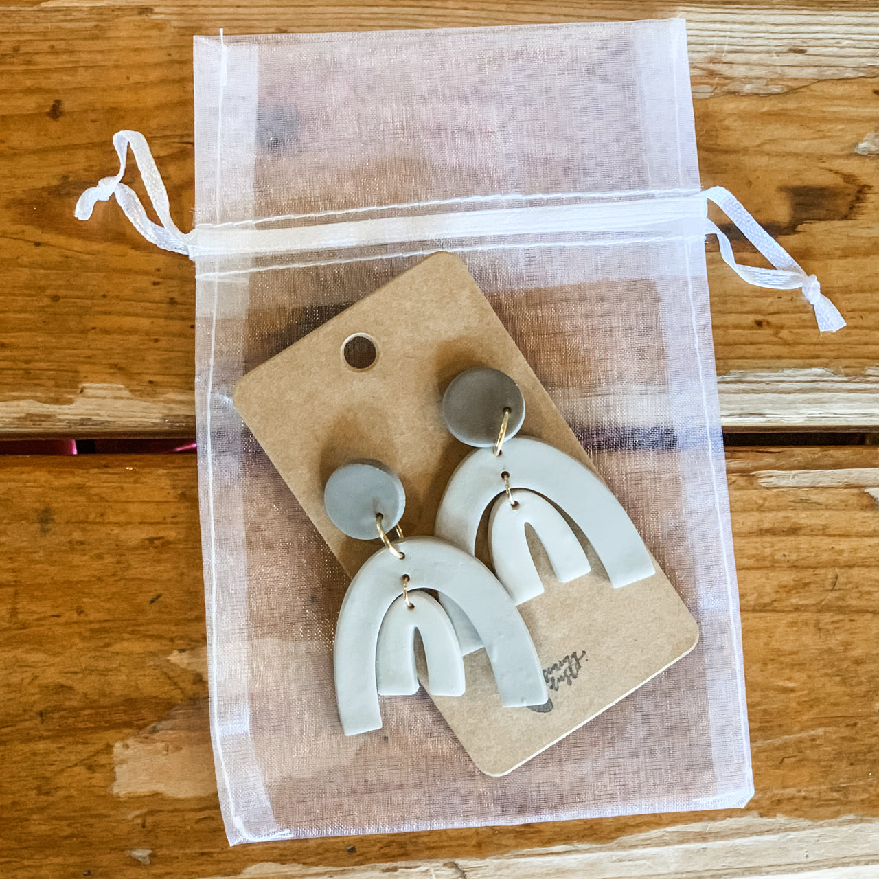 Refining Dust Polymer Clay Earrings