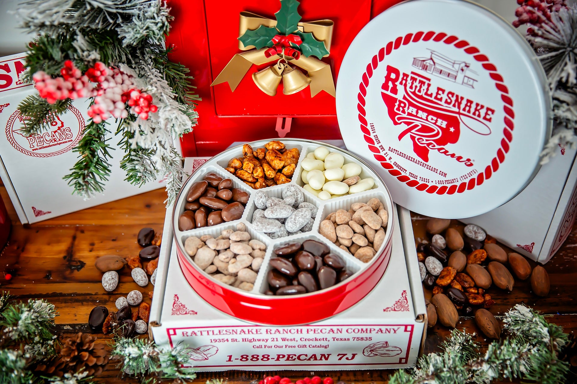 Assorted Pecan Gift Tins