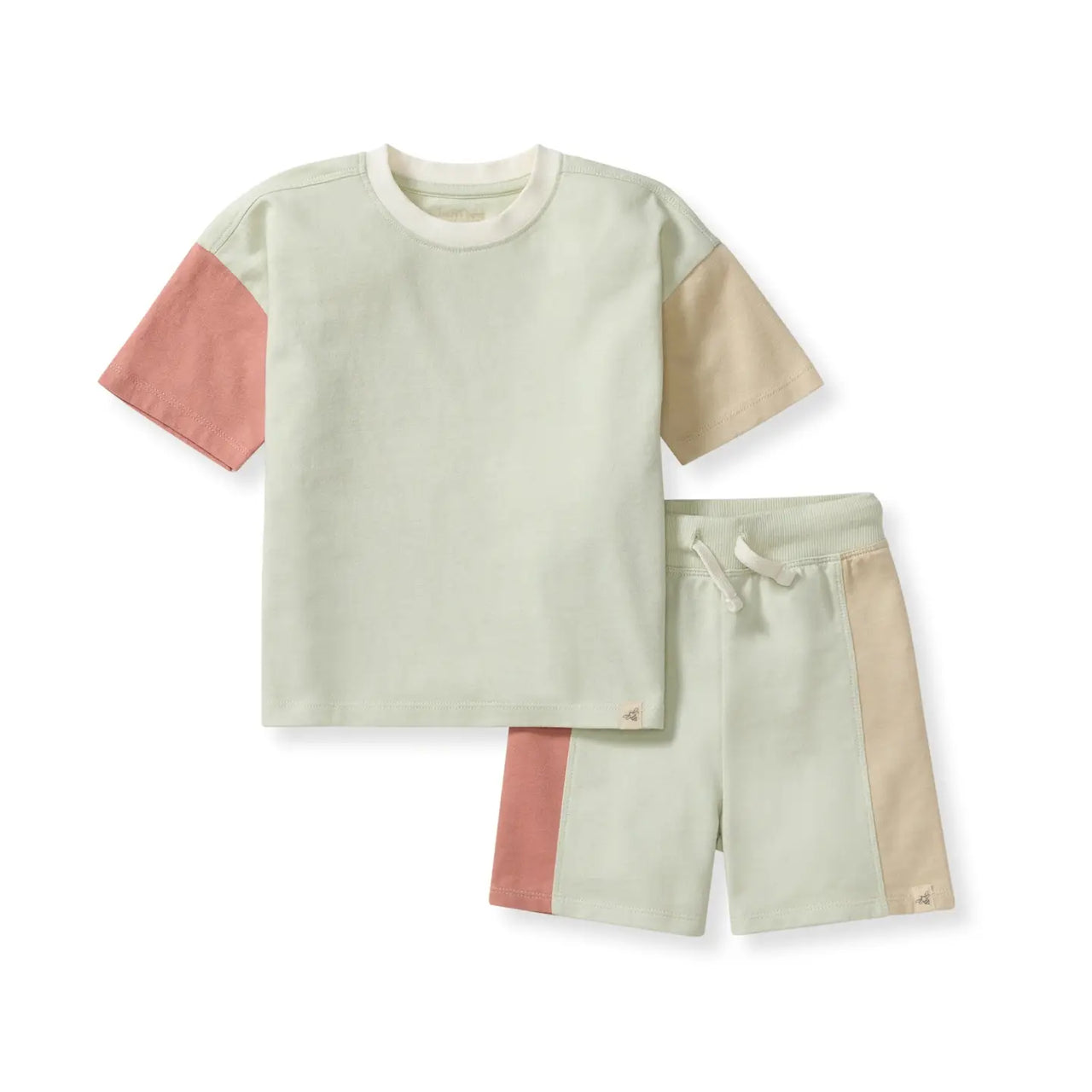 Color Blocked Shorts Set by Burt's Bees Baby