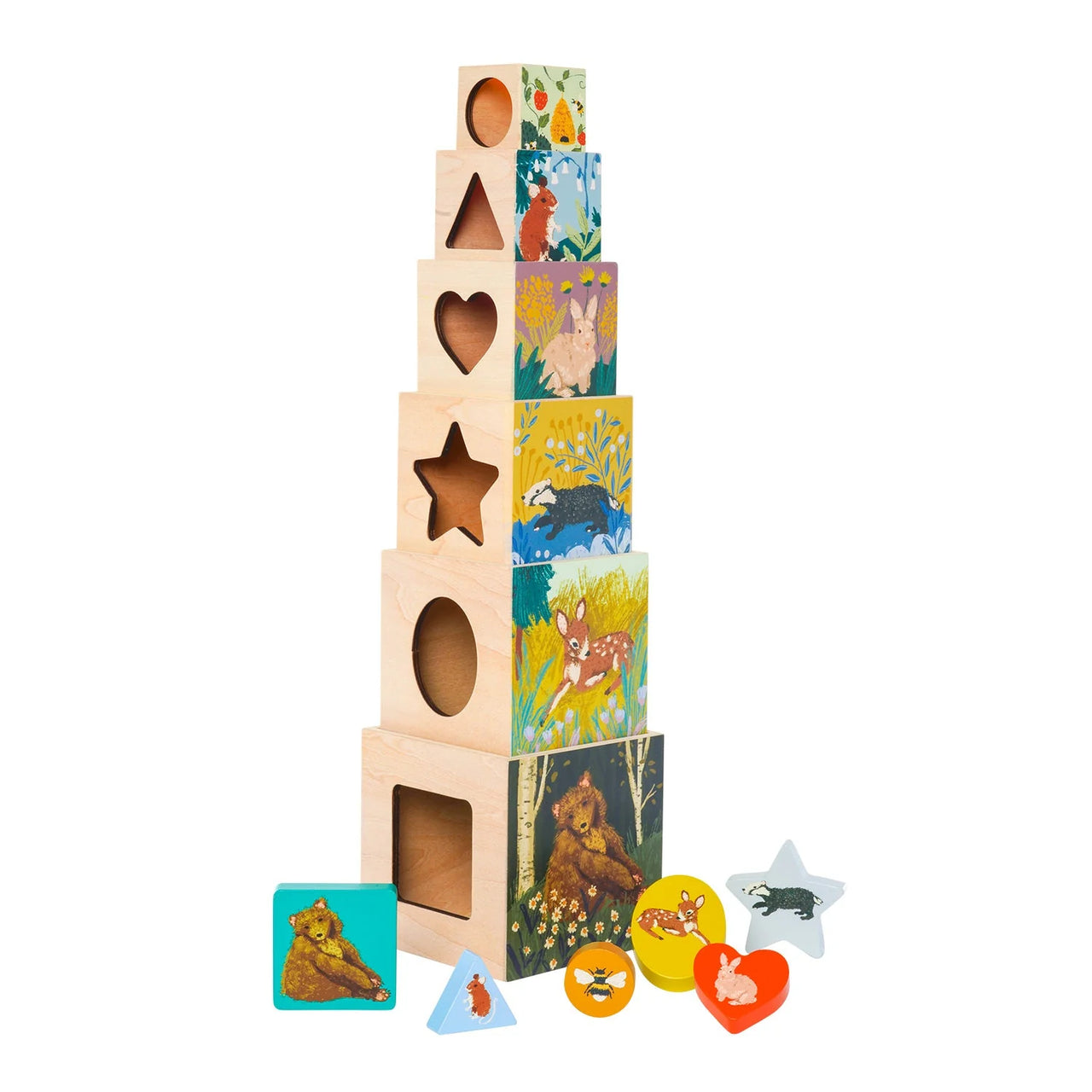 Enchanted Forest Stacking Blocks by Manhattan Toy Company