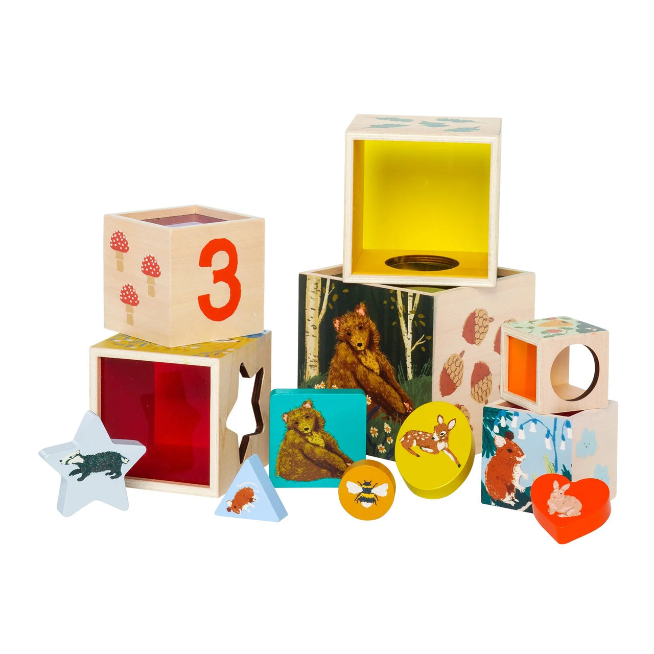 Enchanted Forest Stacking Blocks by Manhattan Toy Company