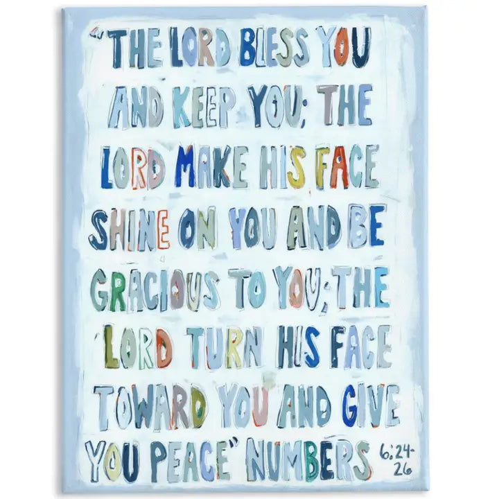 Numbers Verse Canvas Print by Chelsea McShane