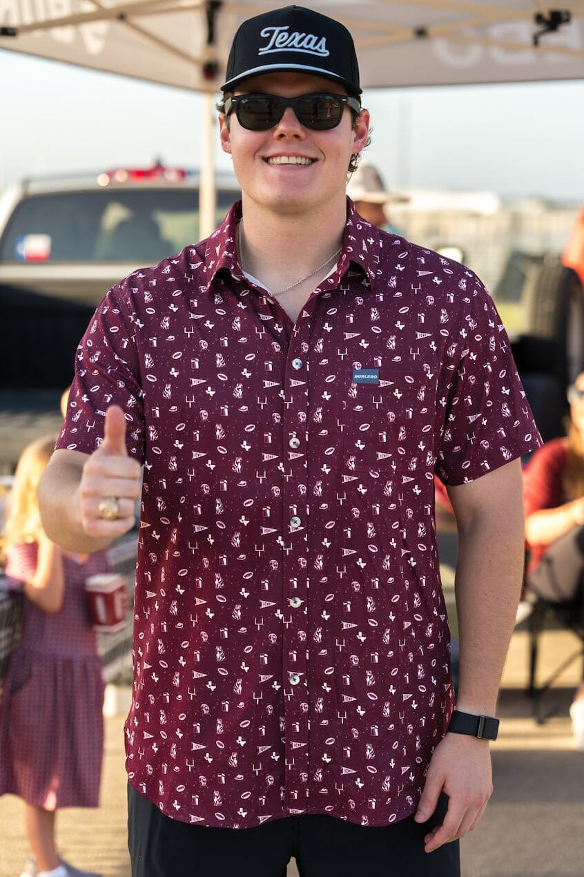 Burlebo Performance Button Up - Gameday in College Station