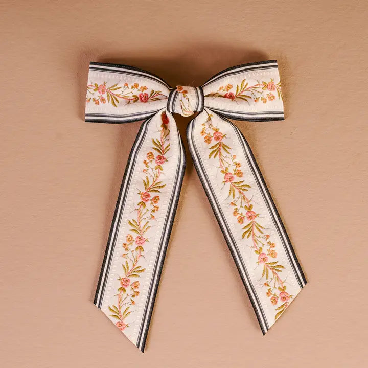 Cream Cottage Crush Hair Bow by The Darling Effect