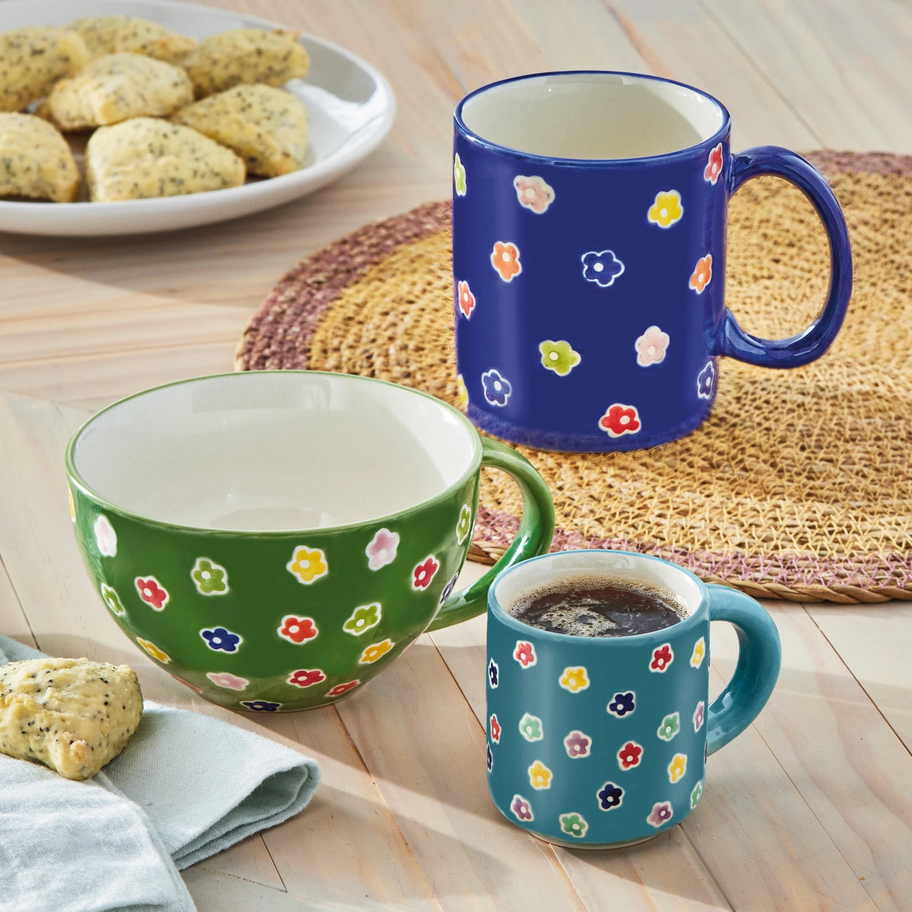 Ditzy Flower Espresso Cup by Tag