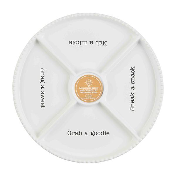 Divided Snack Tray by Mud Pie