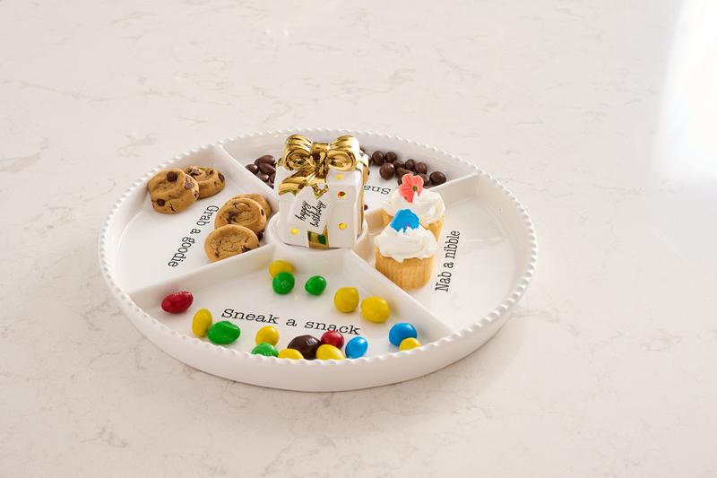 Divided Snack Tray by Mud Pie