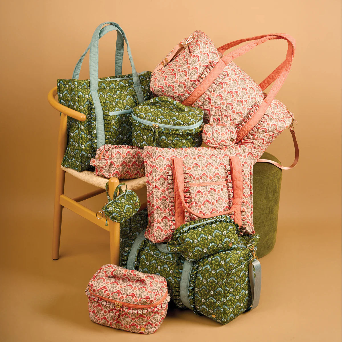 Everbloom Quilted Bag Collection by The Darling Effect