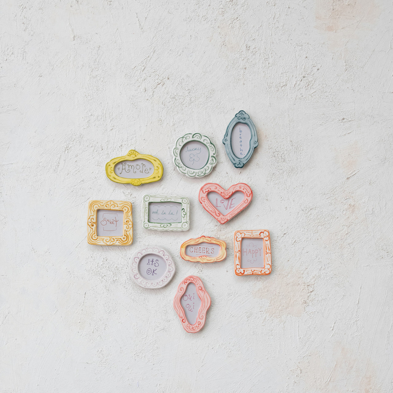 Stoneware Mini Photo Frame Magnet