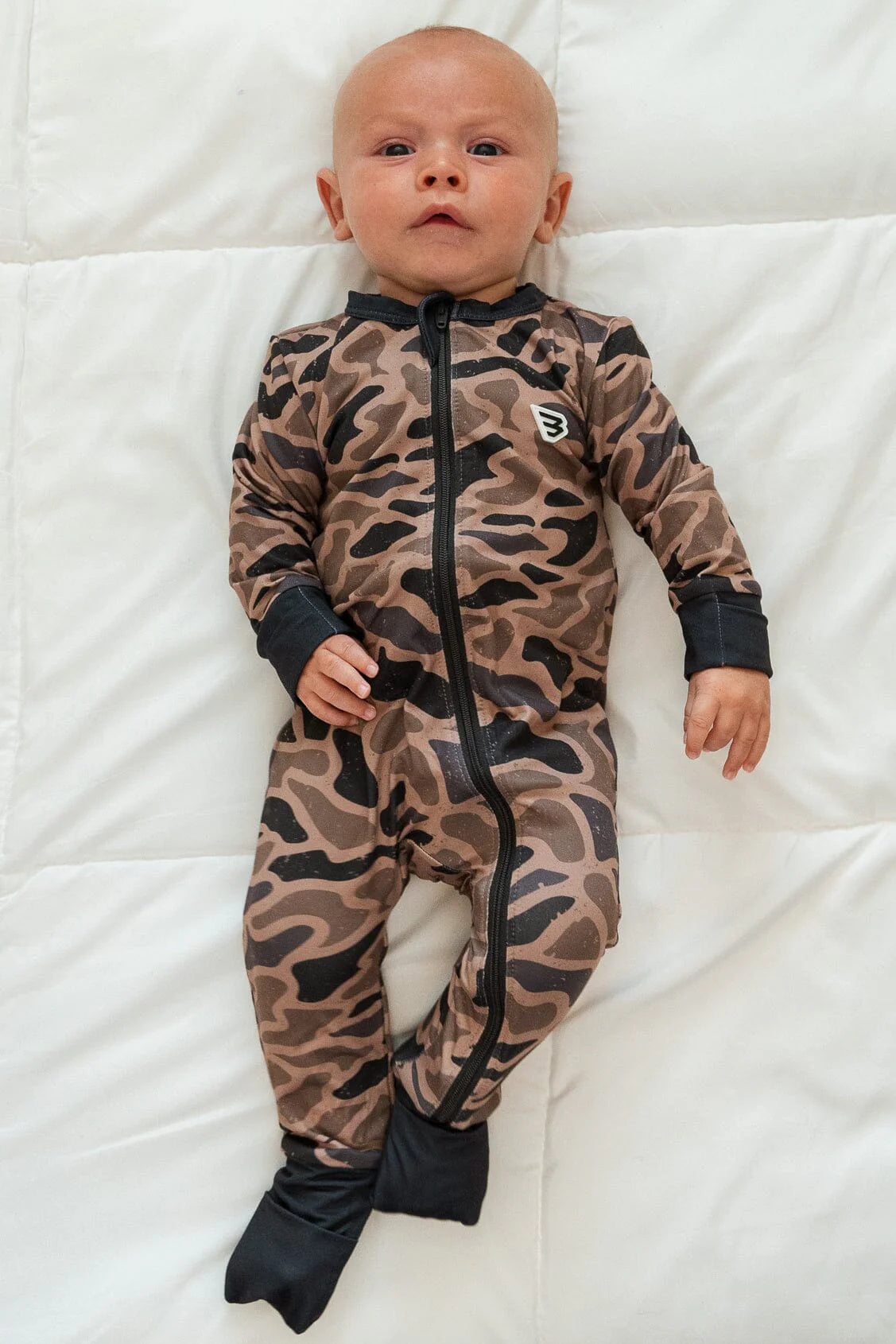 Burlebo Baby Zip-Up in Gauge Camo