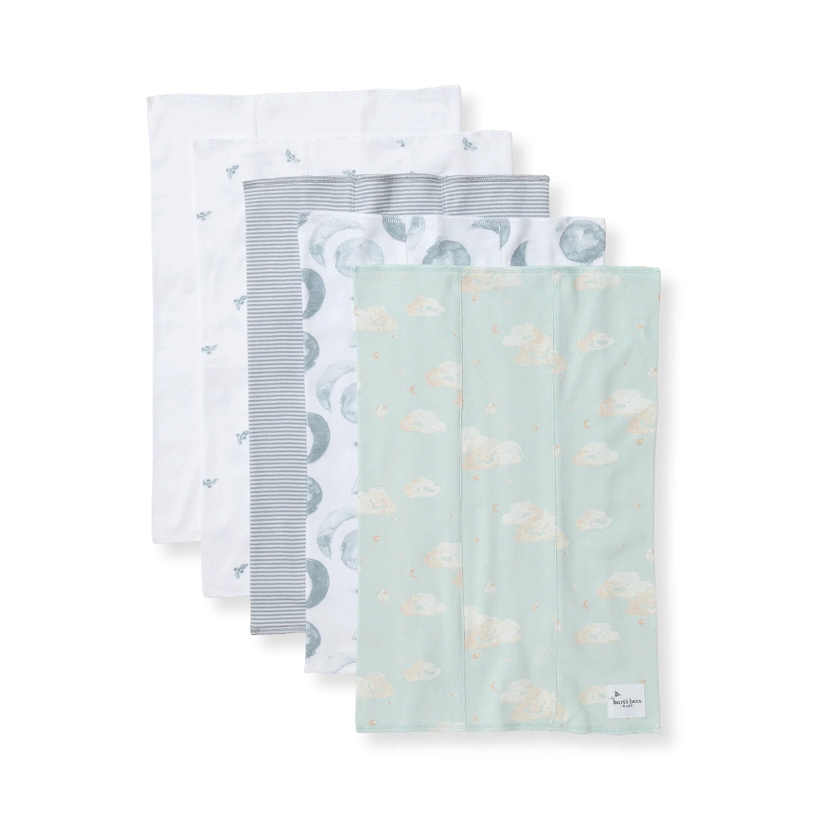 Hello Moon Burp Cloths by Burt's Bees