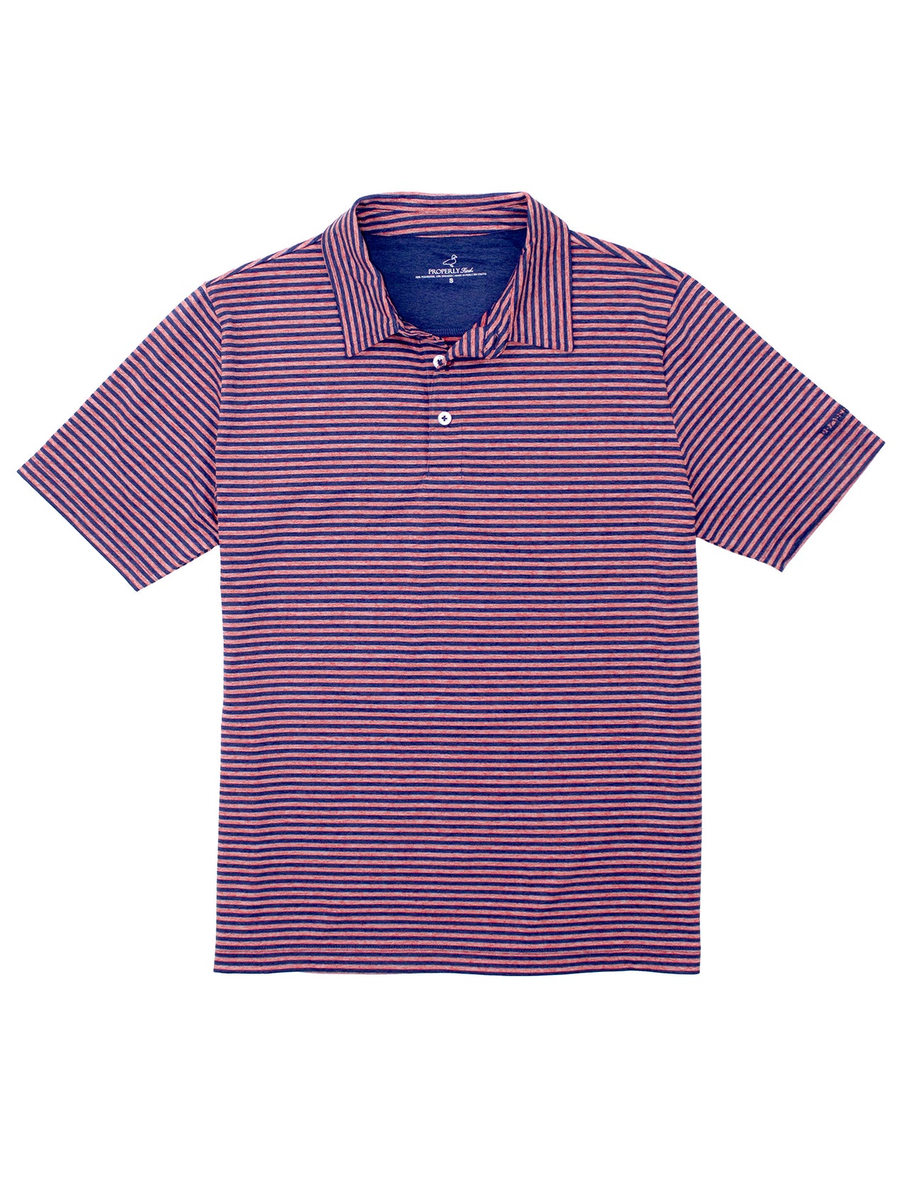 Liberty Polo in Americana Stripes by Properly Tied