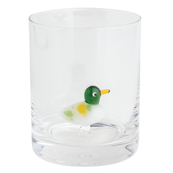 Mallard Double Old Fashioned Glass by Mud Pie