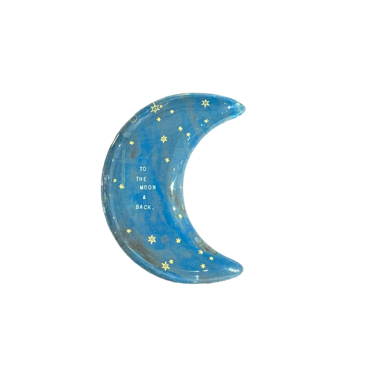 To the Moon and Back Decoupage Decorative Plate by Sugarboo & Co