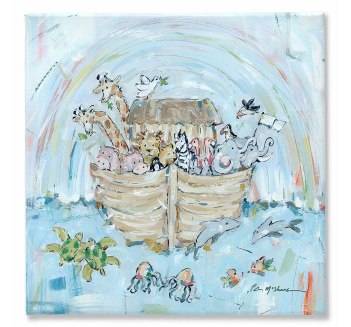 Noah's Ark III Canvas Print by Chelsea McShane Art