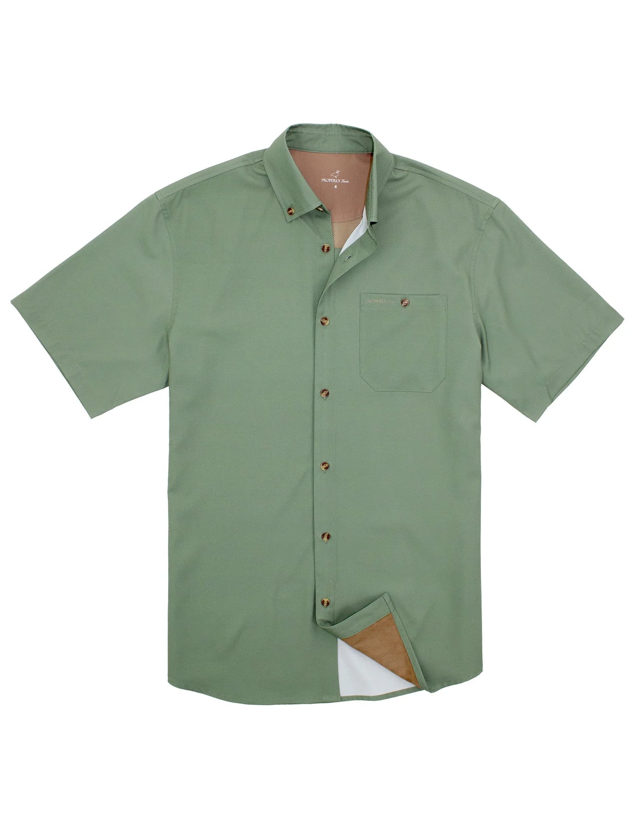 Sportsman Field Shirt by Properly Tied - Moss