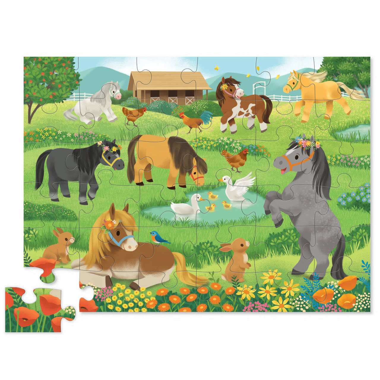 Pretty Ponies Puzzle by Crocodile Creek