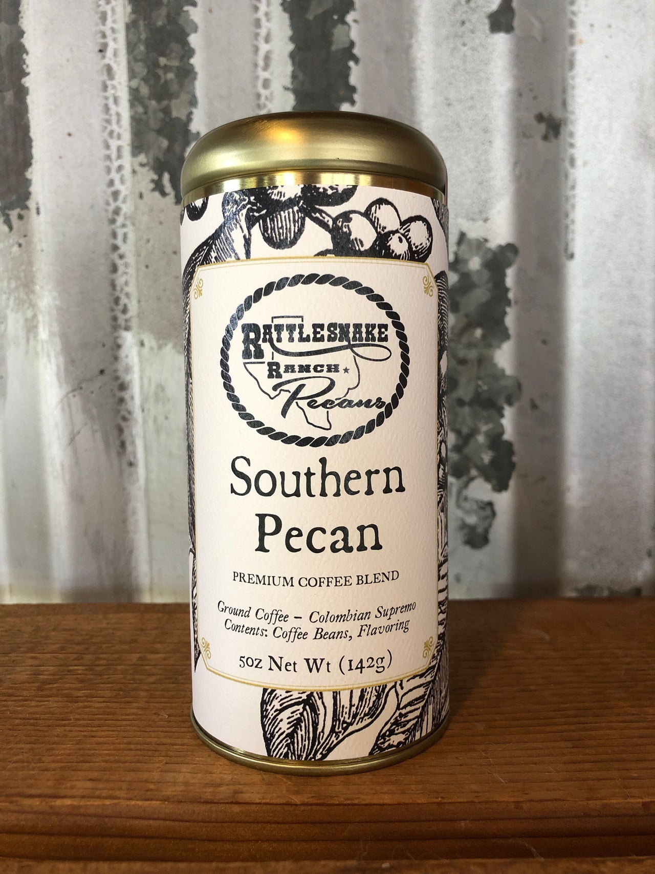 Southern Pecan Coffee Tin
