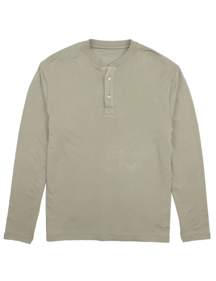 Shoreline Henley- Cedar Green by Properly Tied