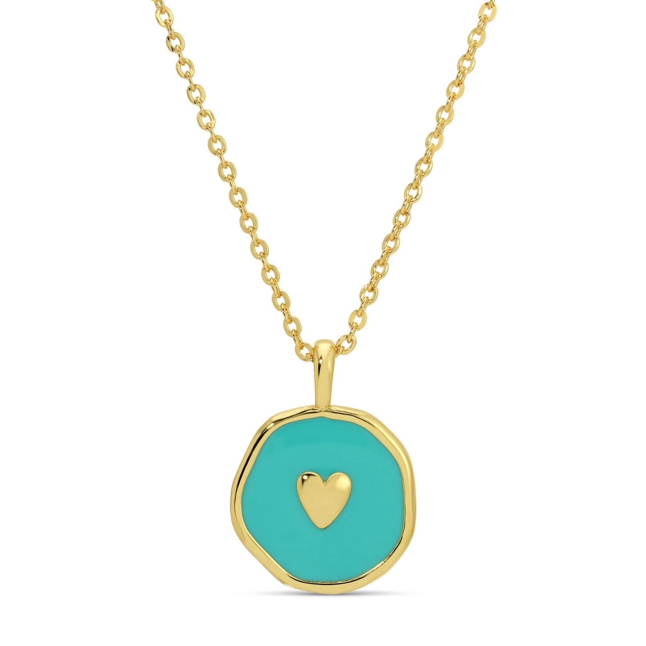 Splendid Iris Tiny Heart Necklace