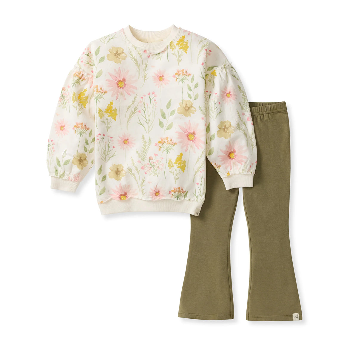 Wild Floral Sweatshirt Set by Burt's Bees