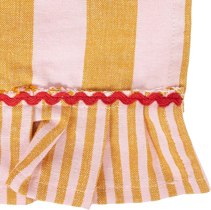 Woven Cotton Striped Apron