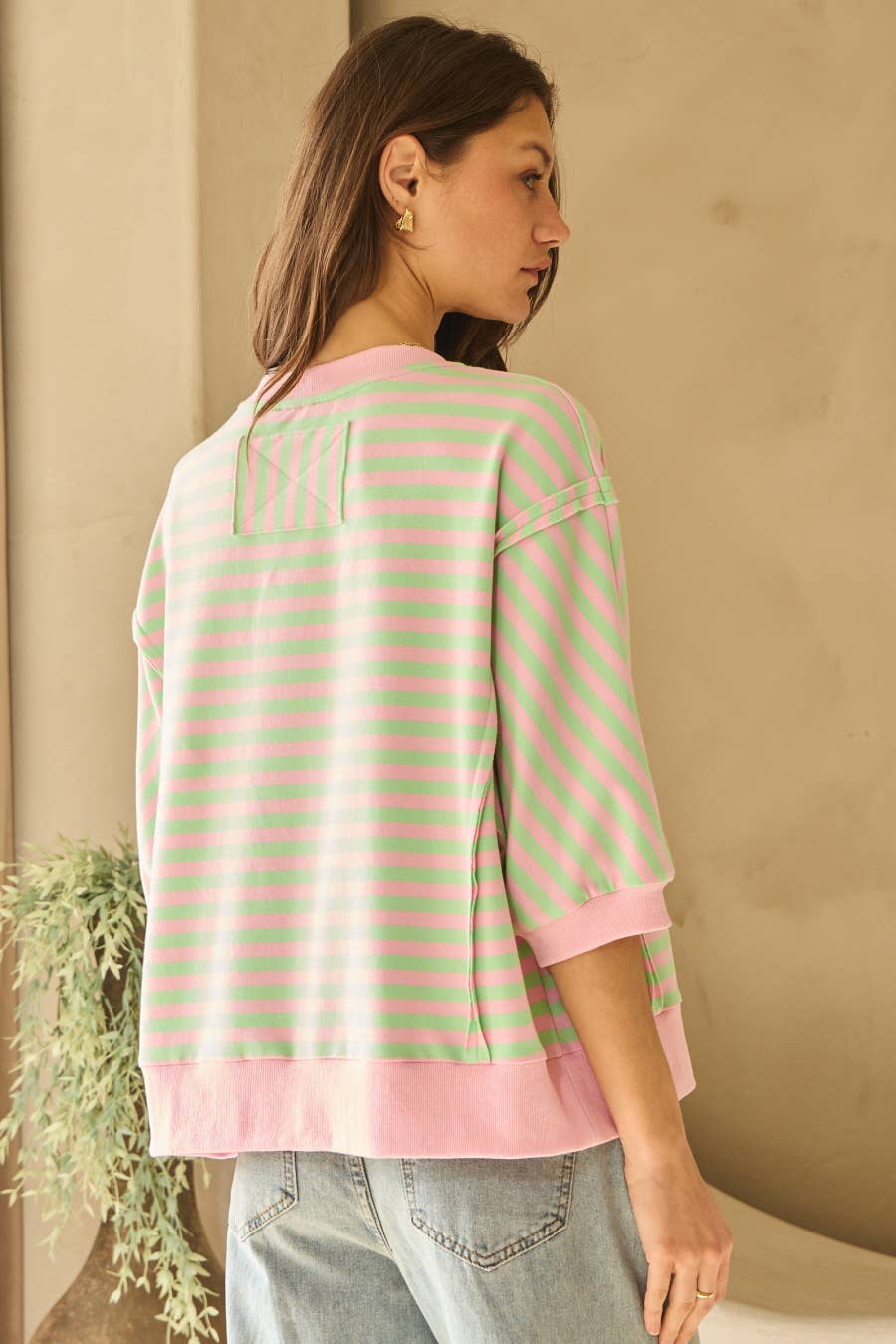 Striped Knit Top by Oddi