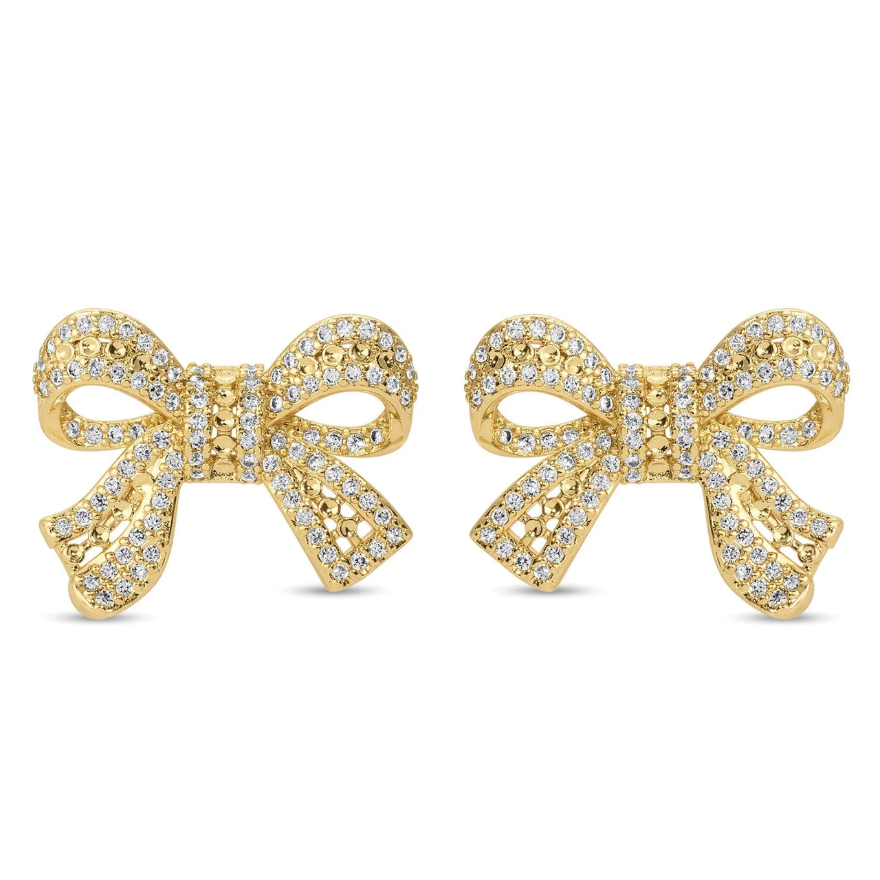 Large Bow Stud Earring