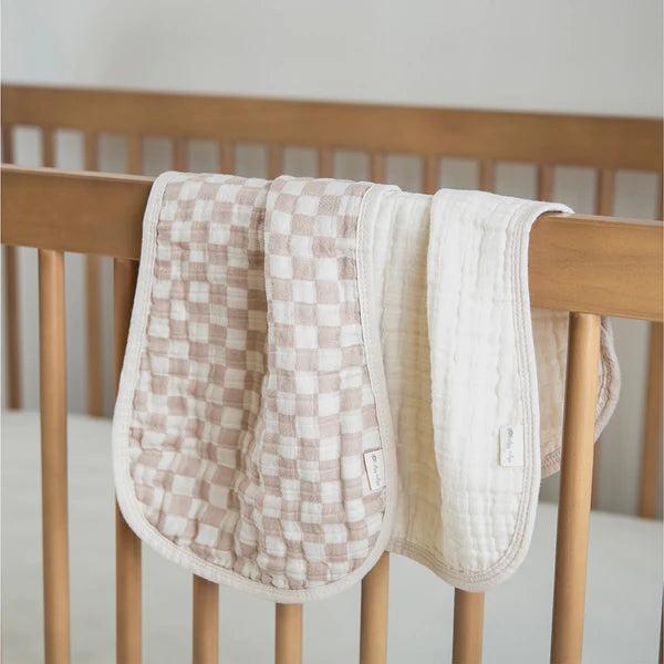 Itzy Burp Cloths - Check Yes
