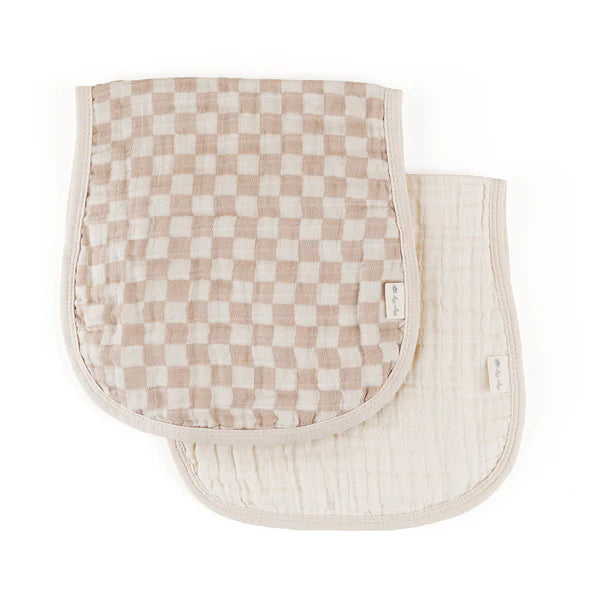 Itzy Burp Cloths - Check Yes