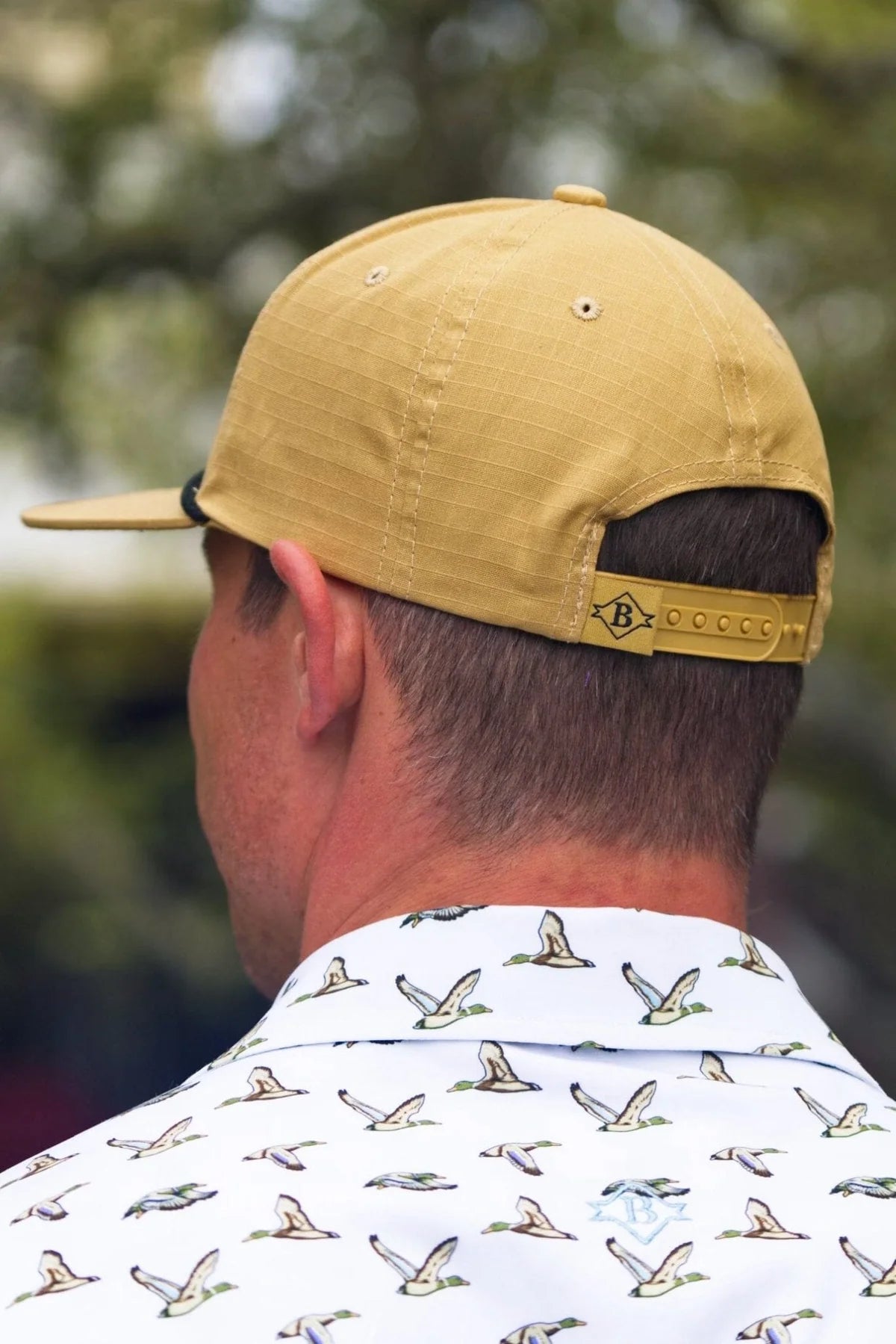 Burlebo Flying Mallard Cap - Coyote Tan