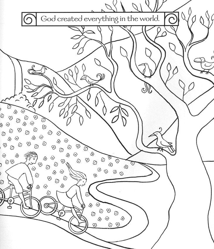 Jesus Storybook  Bible Coloring Book