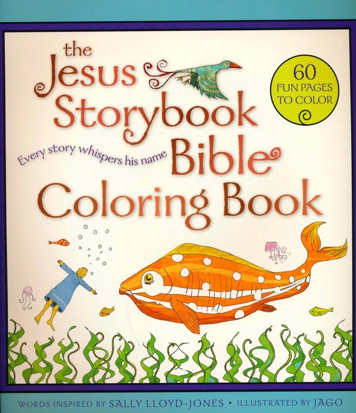 Jesus Storybook  Bible Coloring Book