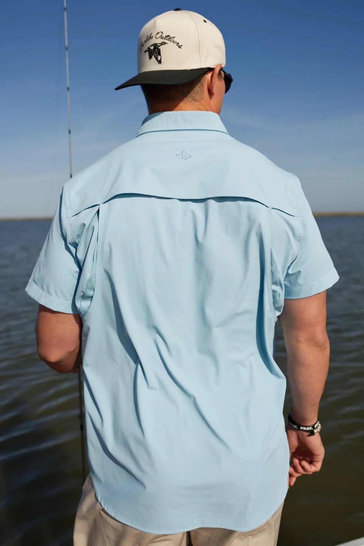 Burlebo Performance Fishing Shirt - Dusty Blue