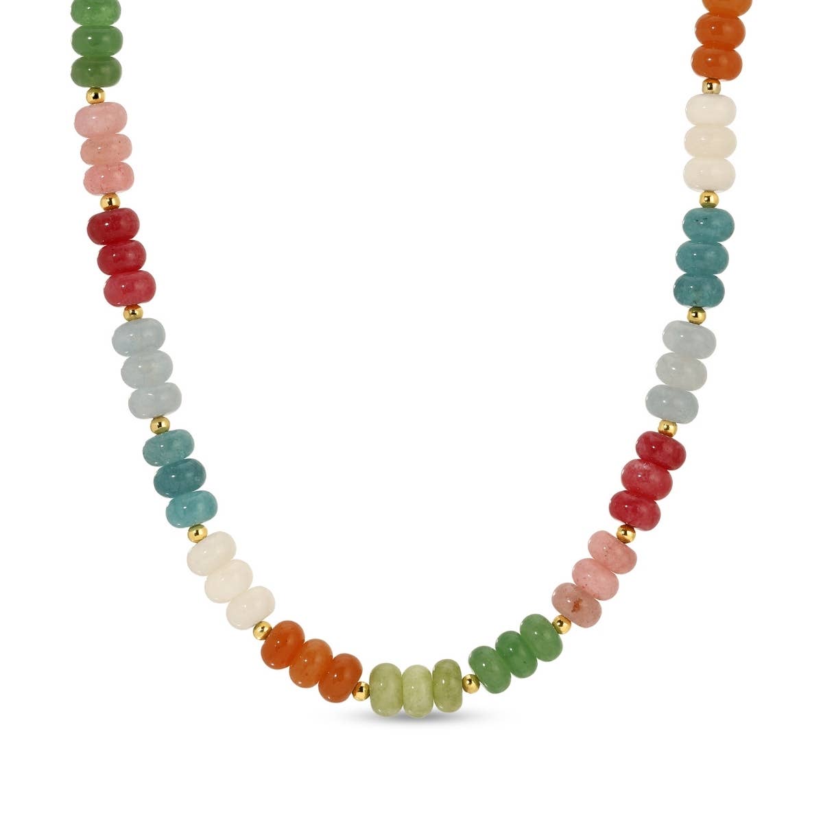 Vibrant Stone Statement Necklace