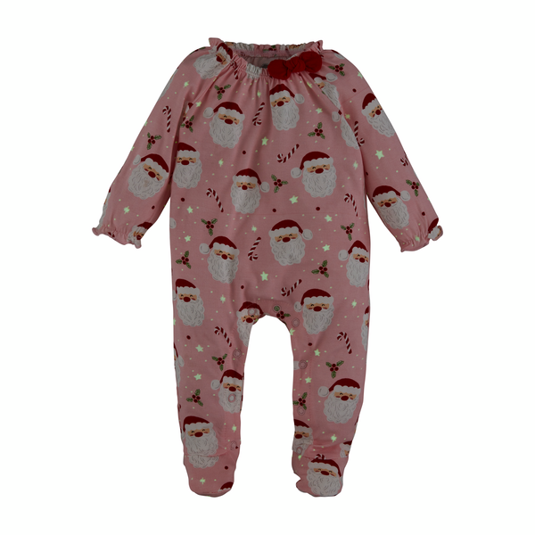 Pink Santa Glow Baby Sleeper