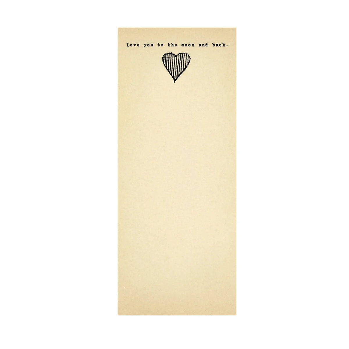Heart to the Moon Skinny Notepad by Sugarboo & Co